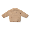 Teddy jas met eikeltjes - Taupe